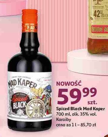 Rum Mad kaper spiced black promocja