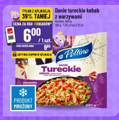 Danie tureckie kebab z warzywami promocja w POLOmarket