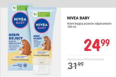 Krem kojący przeciw odparzeniom 100 ml promocja w Rossmann