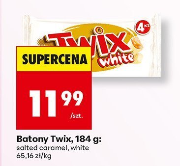 Batony salted caramel 4x2 promocja w Biedronka