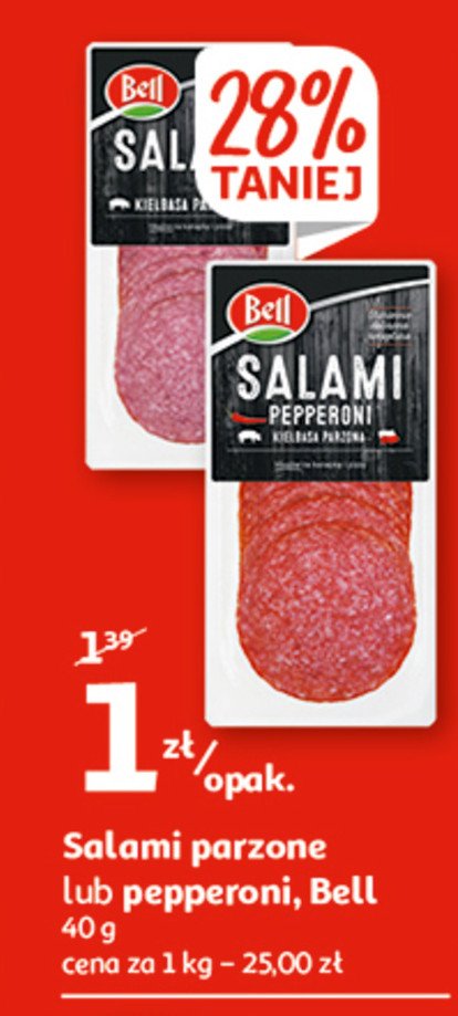 Salami peperoni Bell polska promocja