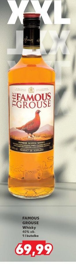 Whisky The famous grouse promocja w Kaufland