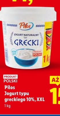 Jogurt typu greckiego 10%, XXL promocja w Lidl