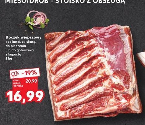 Boczek wieprzowy bez kości promocja