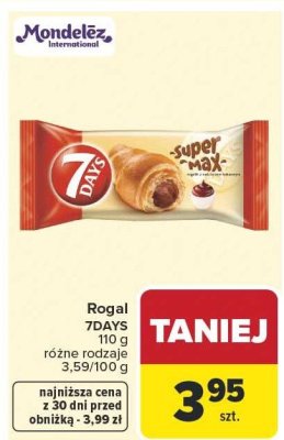 Rogal 7DAYS różne rodzaje promocja w Carrefour Market
