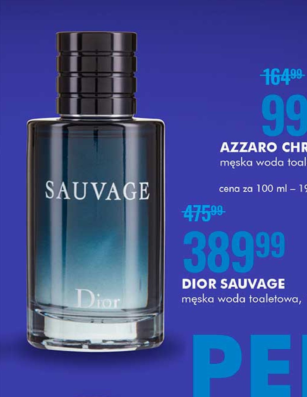 Woda perfrumowana Dior sauvage promocja
