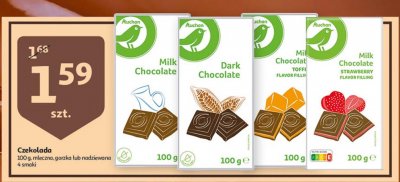 Czekolada mleczna 30 % cocoa Auchan promocja