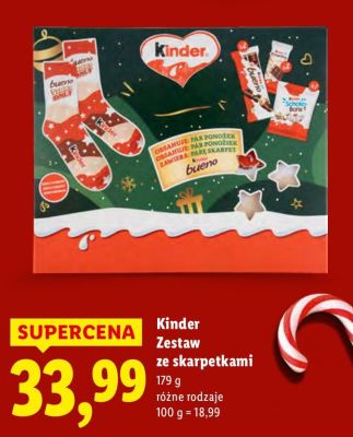 Zestaw Kinder Zestaw ze skarpetkami promocja w Lidl