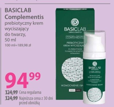 Krem Complementis prebiotyczny wyciszający do twarzy promocja w Hebe