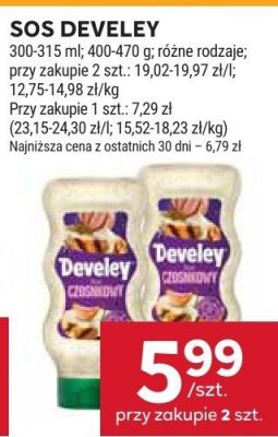 Sos Develey promocja w Stokrotka