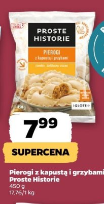 Pierogi z kapustą i grzybami Wiejski młyn promocja w Netto