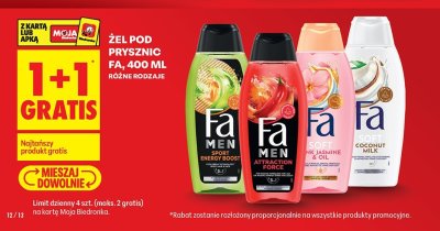 Żel pod prysznic FA Pink Jasmine promocja w Biedronka