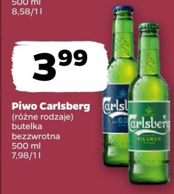 Piwo Carlsberg (różne rodzaje)  promocja w Netto