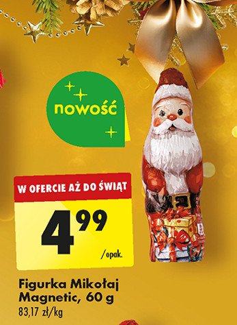 Mikołaj czekoladowy Magnetic promocja w Biedronka