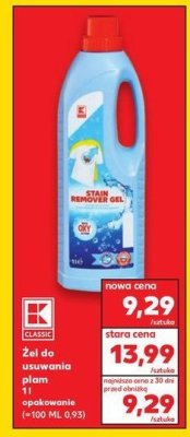 Żel do usuwania plam K-classic promocja