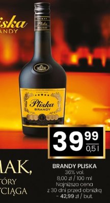 Brandy Pliska promocja w Twój Market
