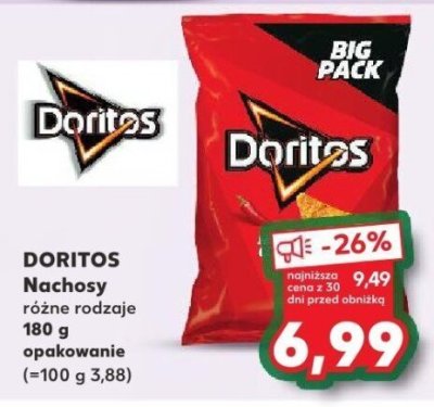 Nachosy różne rodzaje promocja w Kaufland