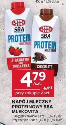Napój mleczny proteinowy czekolada promocja w Stokrotka
