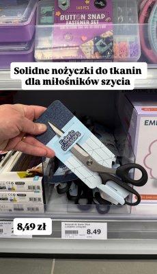 Nożyczki do tkanin 26cm z miękkim uchwytem promocja w Action