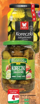 Koreczki zakąskowe z ogórków Motyl / WaldiBen promocja w Dino