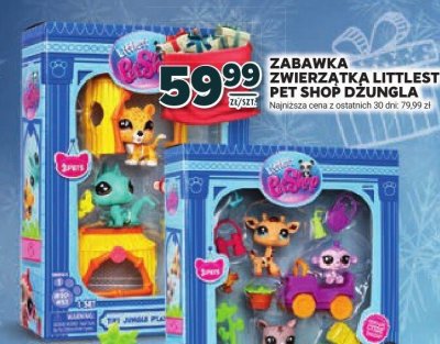 Zabawka zwierzątka Littlest Pet Shop Dżungla promocja w Stokrotka
