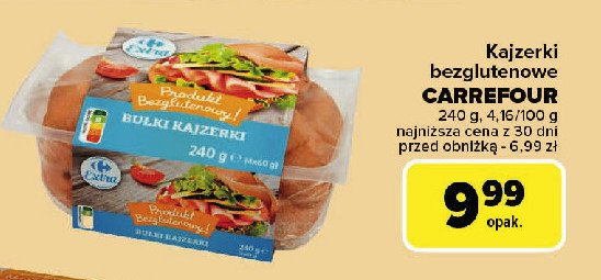 Bułki kajzerki Carrefour extra promocja