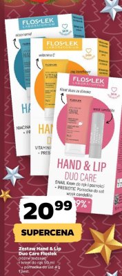 Zestaw Hand & Lip Duo Care - krem do rąk + pomadka do ust  promocja w Netto