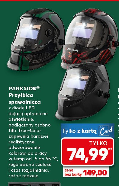 Przyłbica spawalnicza Parkside promocja