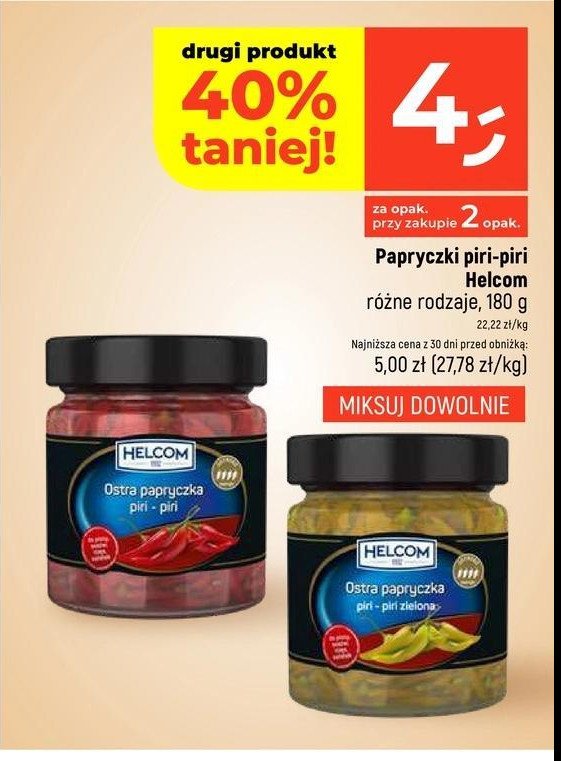 Papryczki piri-piri zielone w zalewie Helcom promocja