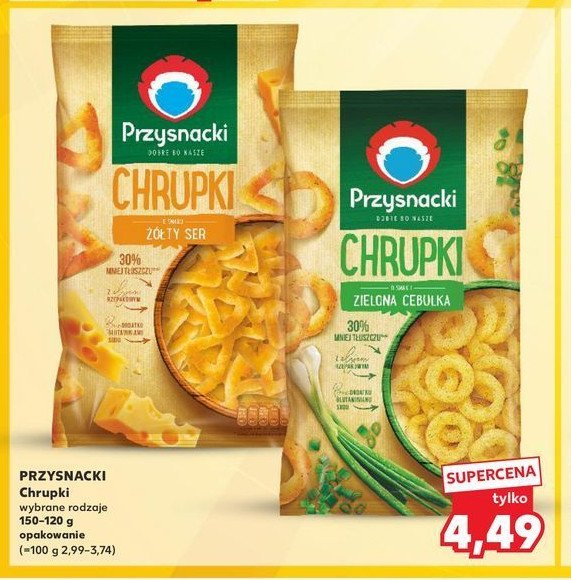 Chrupki żółty ser Przysnacki promocja