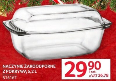 Naczynie żaroodporne z pokrywą 5,2L promocja w Selgros