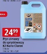 Płyn zimowy do spryskiwaczy K2 Nano Claren -22°C promocja w Leclerc