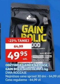 Suplement diety waniliowy OLIMP GAIN BOLIC promocja