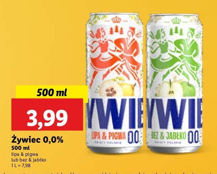 Piwo Żywiec lipa & pigwa promocja