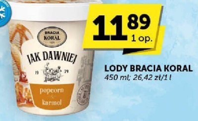 Lody Bracia Koral promocja w ABC