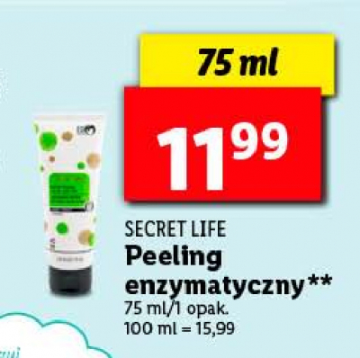 Peeling enzymatyczny Secret life promocja