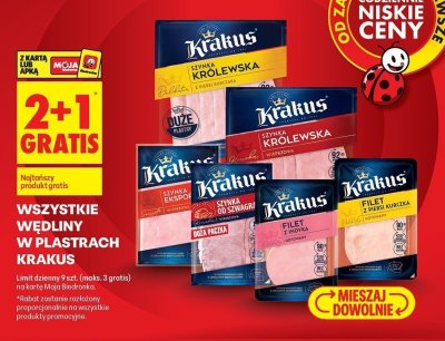 Wędliny w plastrach - filet z piersi kurczaka promocja w Biedronka