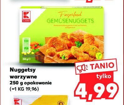 Nuggetsy warzywne K-classic promocja