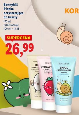 Pianka oczyszczająca do twarzy  promocja w Lidl