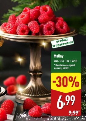 Maliny promocja w Aldi