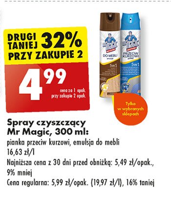 Pianka przeciw kurzowi 5w1 Mr magic promocja