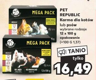 Karma dla kota sterile tuńczyk + indyk + wołowina Pet republic promocja