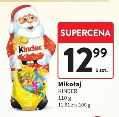 Mikołaj Kinder promocja w Intermarche