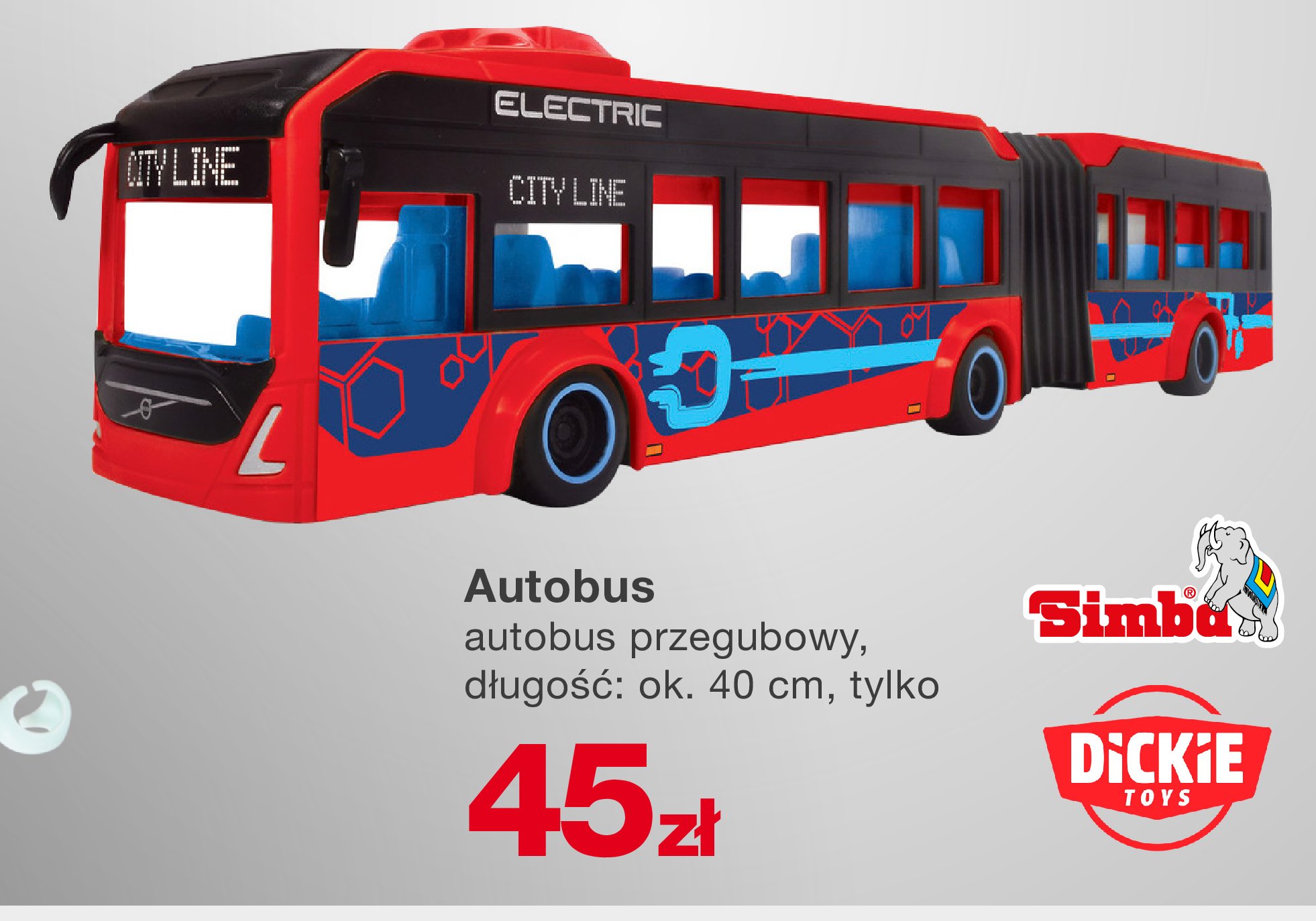 Autobus volvo 40 cm Simba promocja