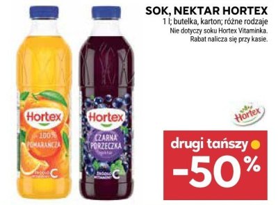 Sok, nektar Hortex promocja w Stokrotka