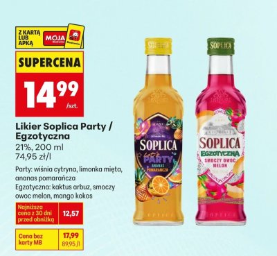 Likier Soplica Party ananas pomarańcza promocja w Biedronka
