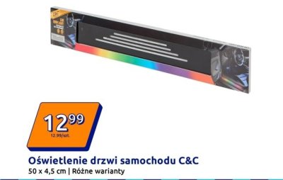 Oświetlenie drzwi samochodu, różne warianty promocja w Action