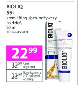 Krem liftingująco- odżywczy Bioliq 55+ promocja