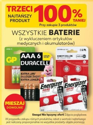 Baterie wszystkie rodzaje promocja w Kaufland