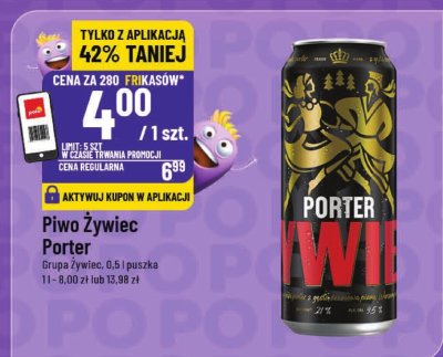 Piwo Żywiec Porter promocja w POLOmarket